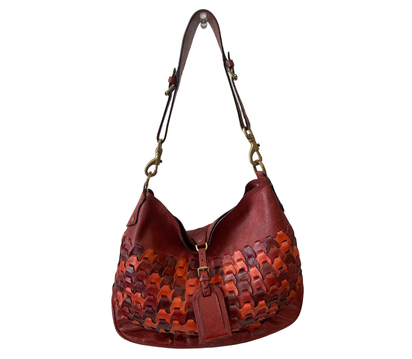 MULBERRY Jemma Rio Hobo Vintage Red Bag