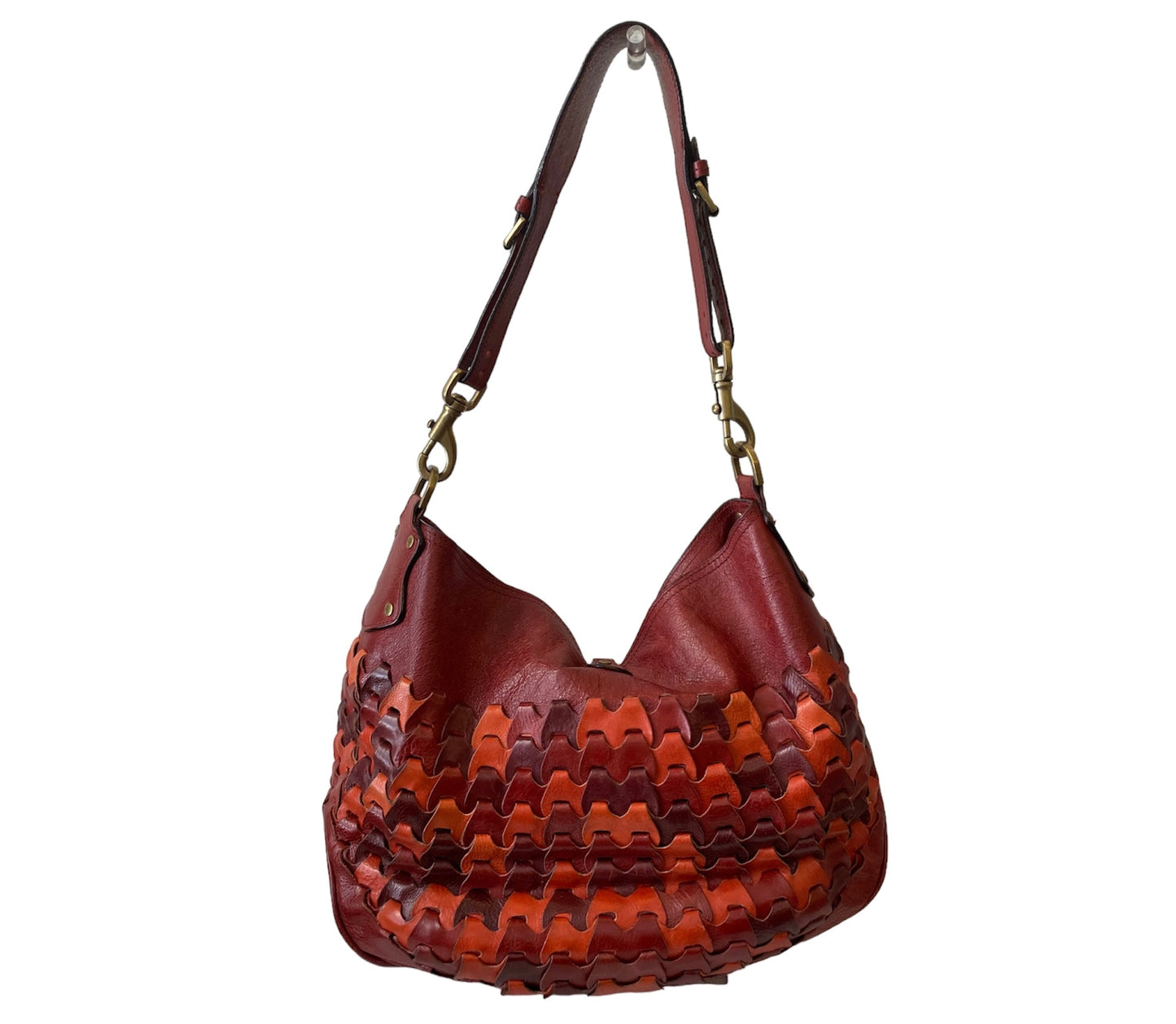 MULBERRY Jemma Rio Hobo Vintage Red Bag