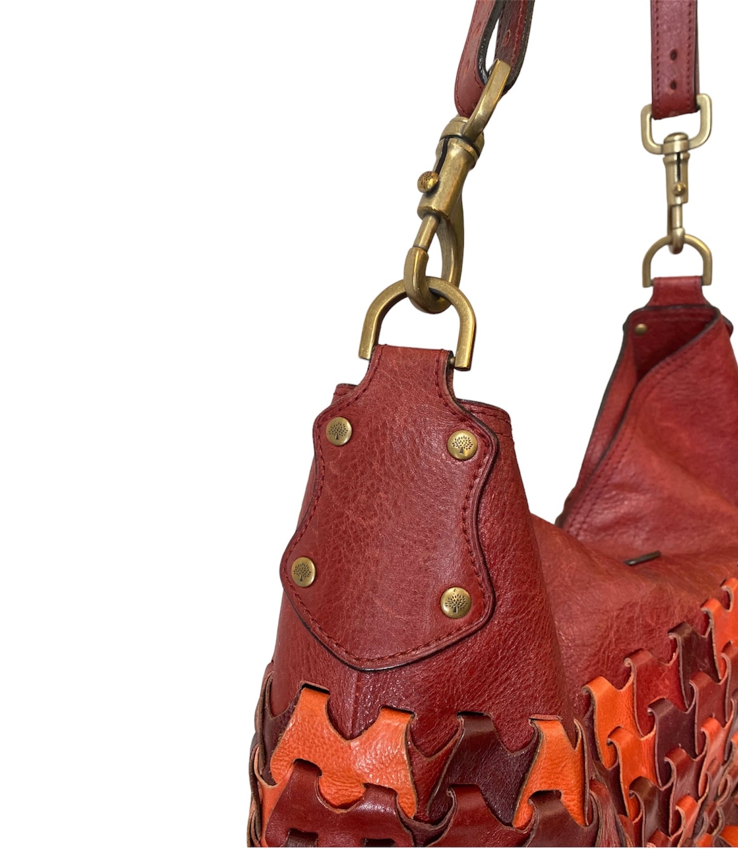 MULBERRY Jemma Rio Hobo Vintage Red Bag