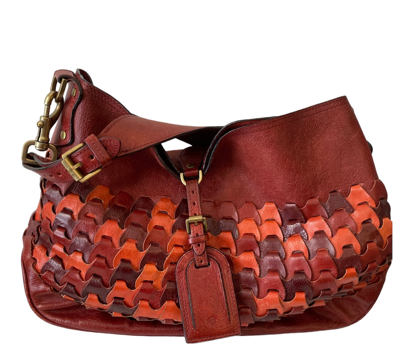 MULBERRY Jemma Rio Hobo Vintage Red Bag