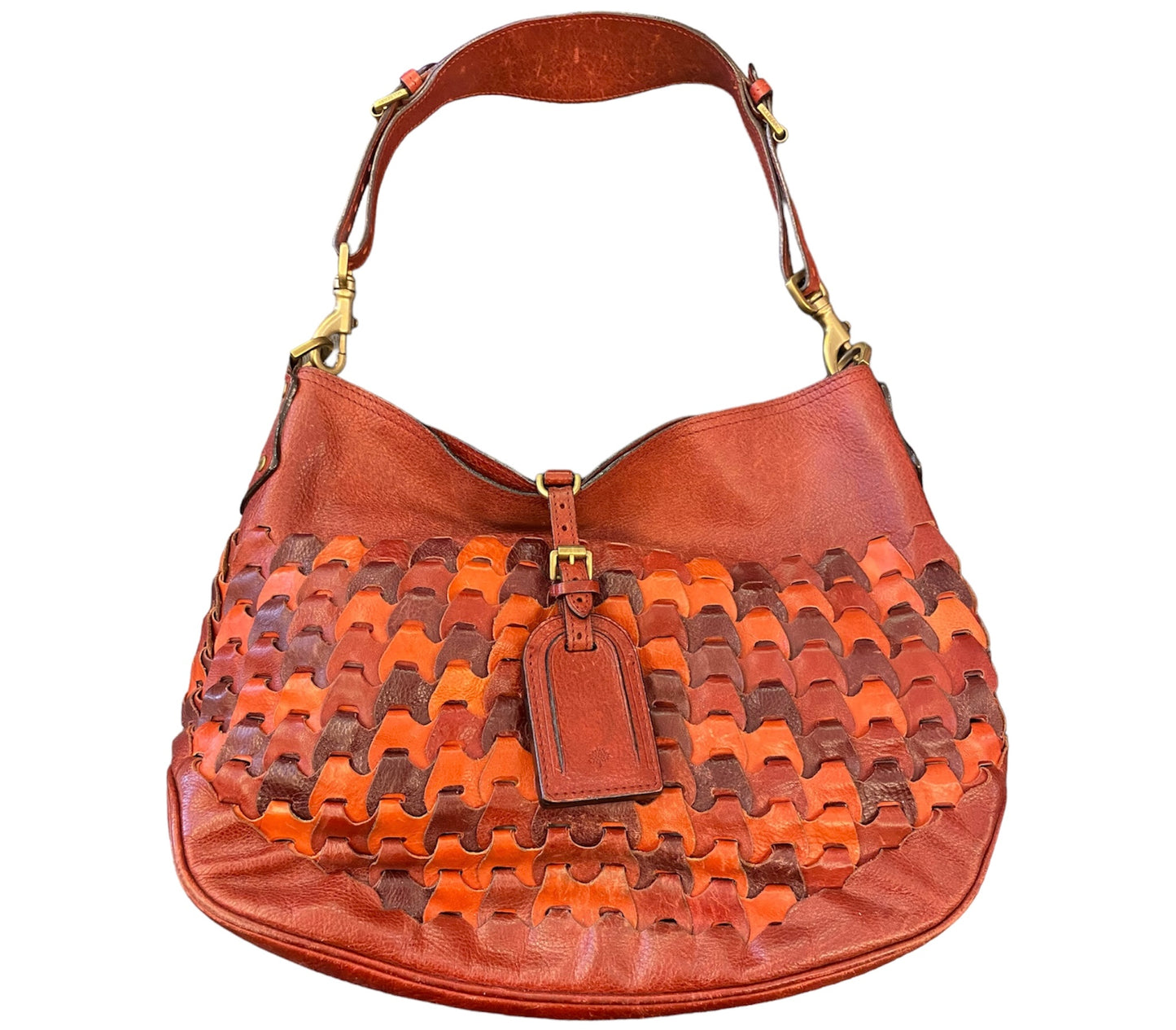 MULBERRY Jemma Rio Hobo Vintage Red Bag