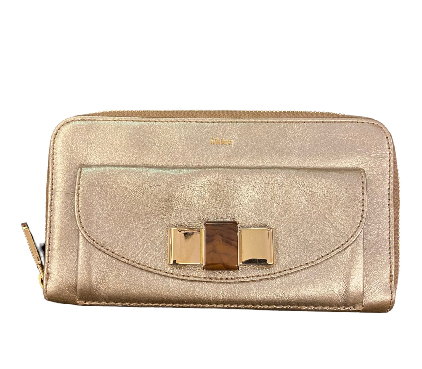 CHLOÉ Leather Long Wallet