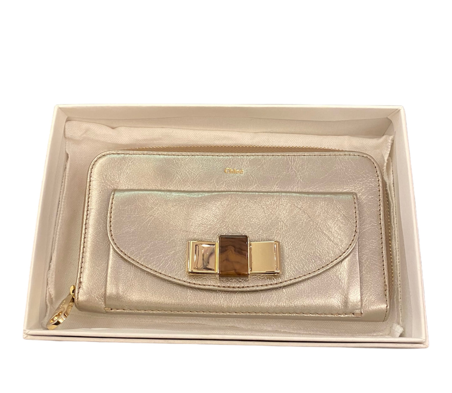 CHLOÉ Leather Long Wallet