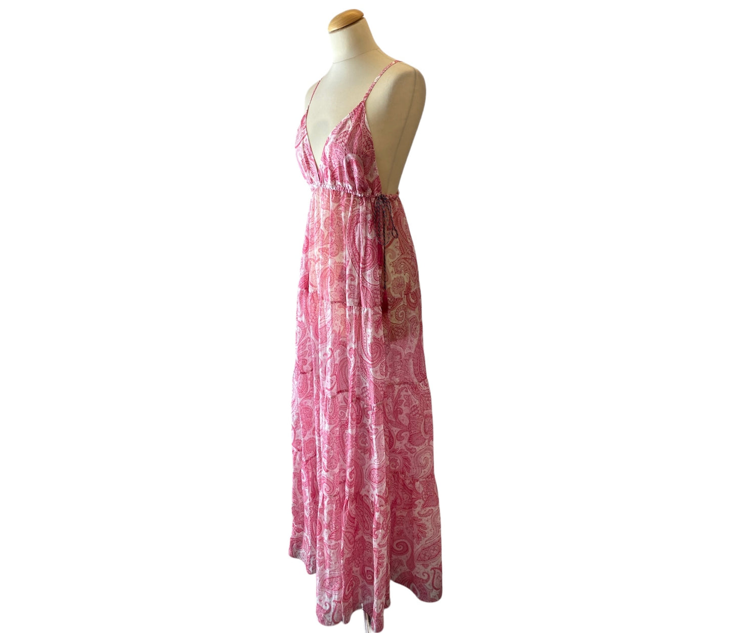 ETRO Liquid Paisley Beach Long Dress Size It 40