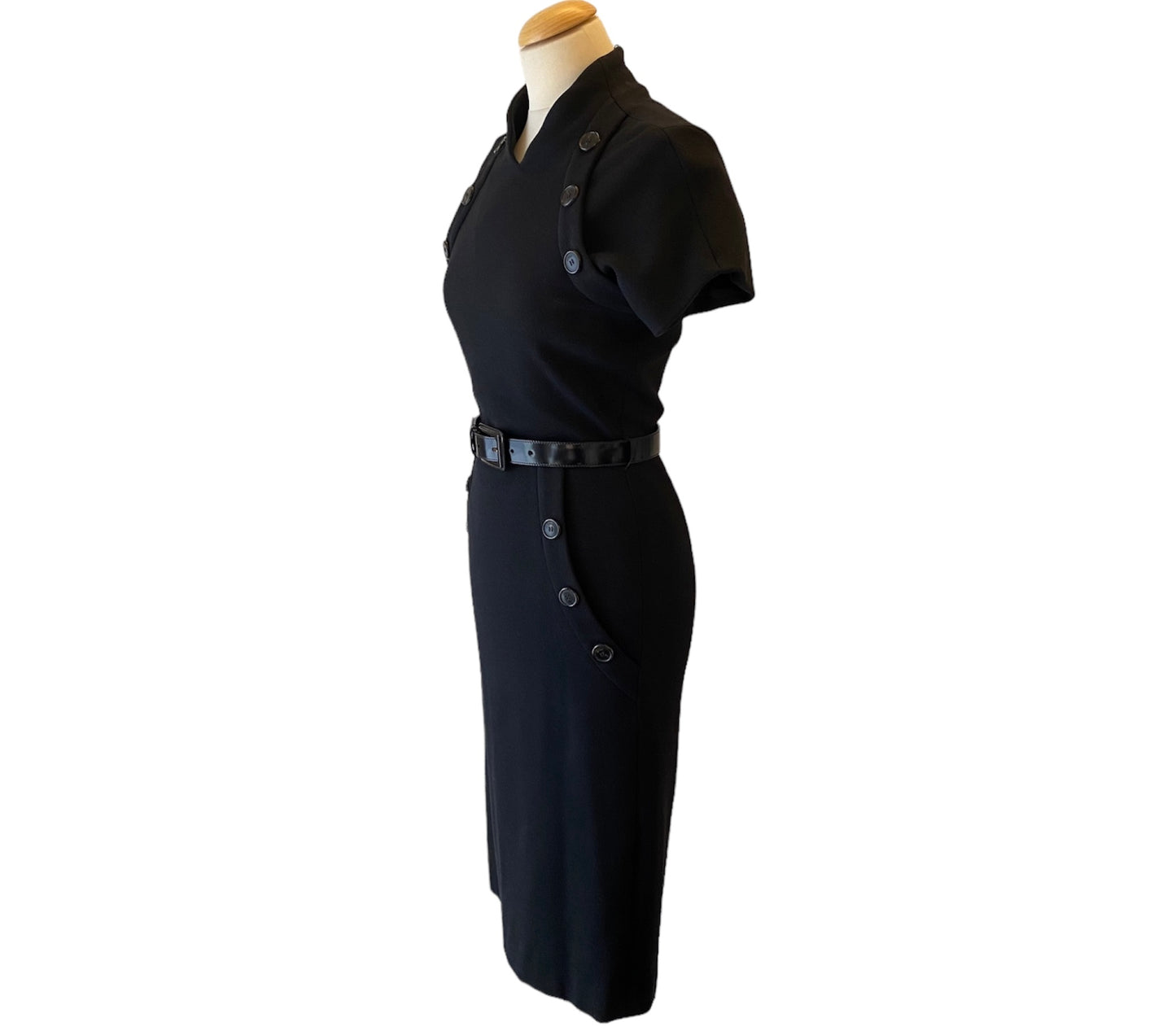 CHRISTIAN DIOR Couture Black Dress Size 34/36