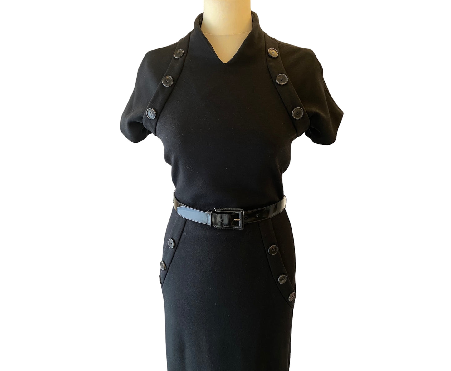 CHRISTIAN DIOR Couture Black Dress Size 34/36