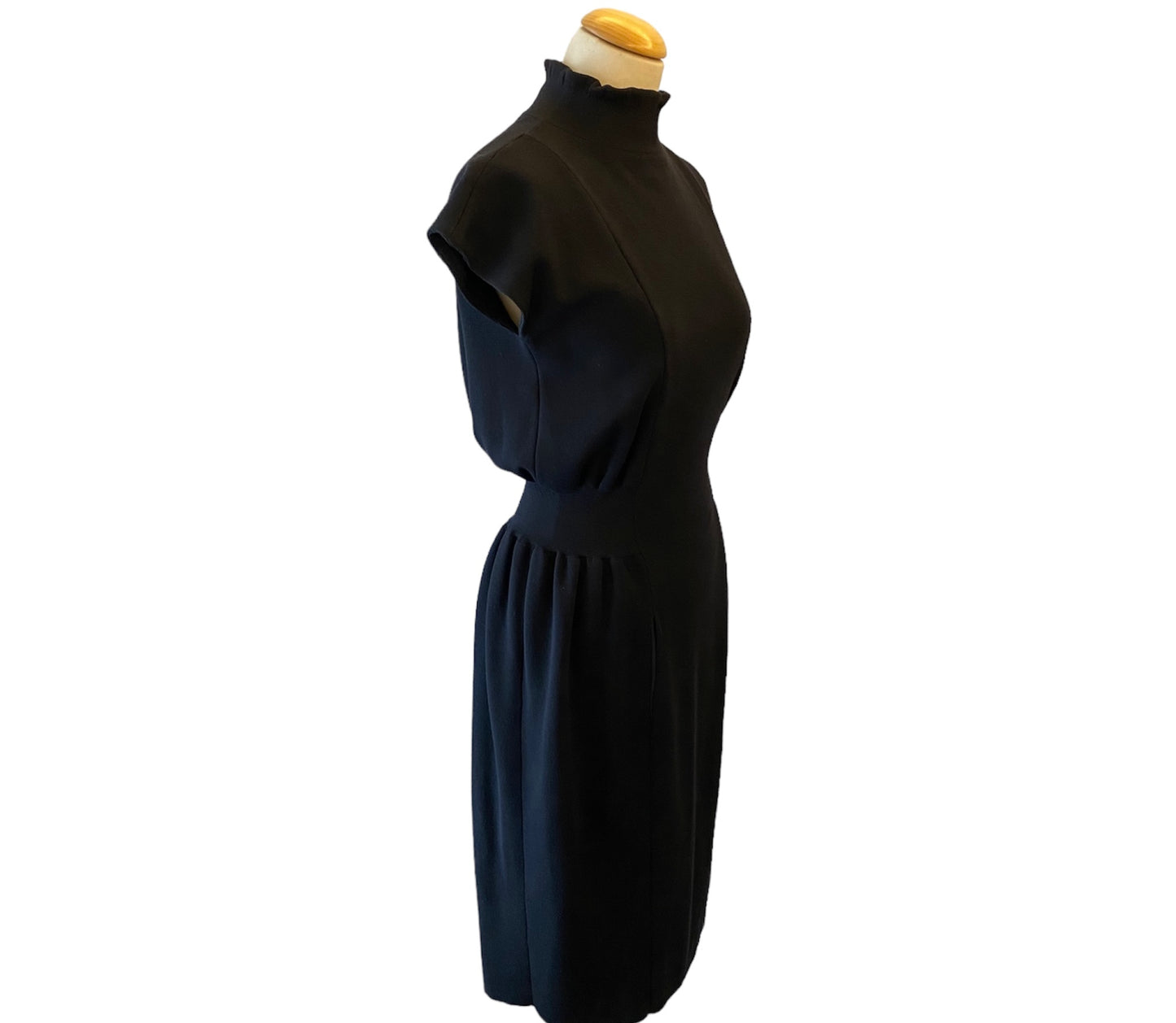 YVES SAINT LAURENT Wool Black Dress Size 36/38