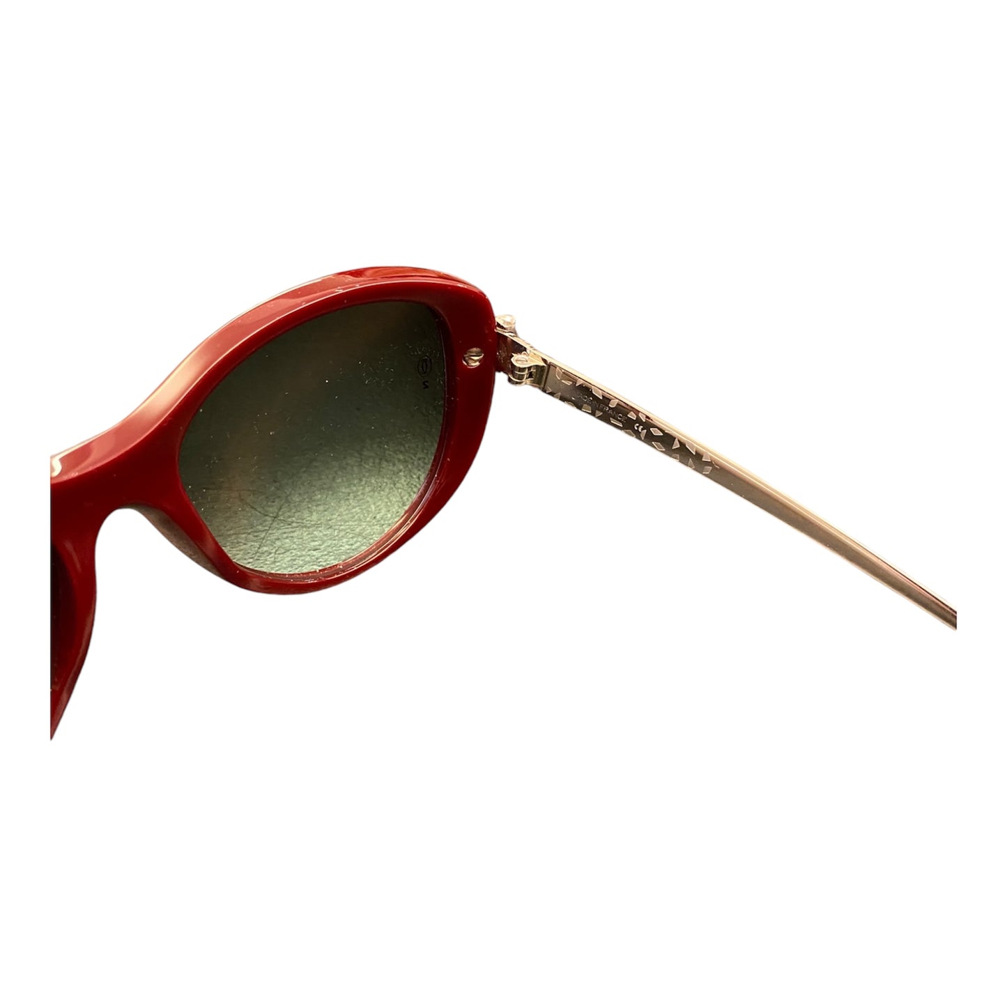 CARTIER Panthere de Cartier Burgundy Sunglasses