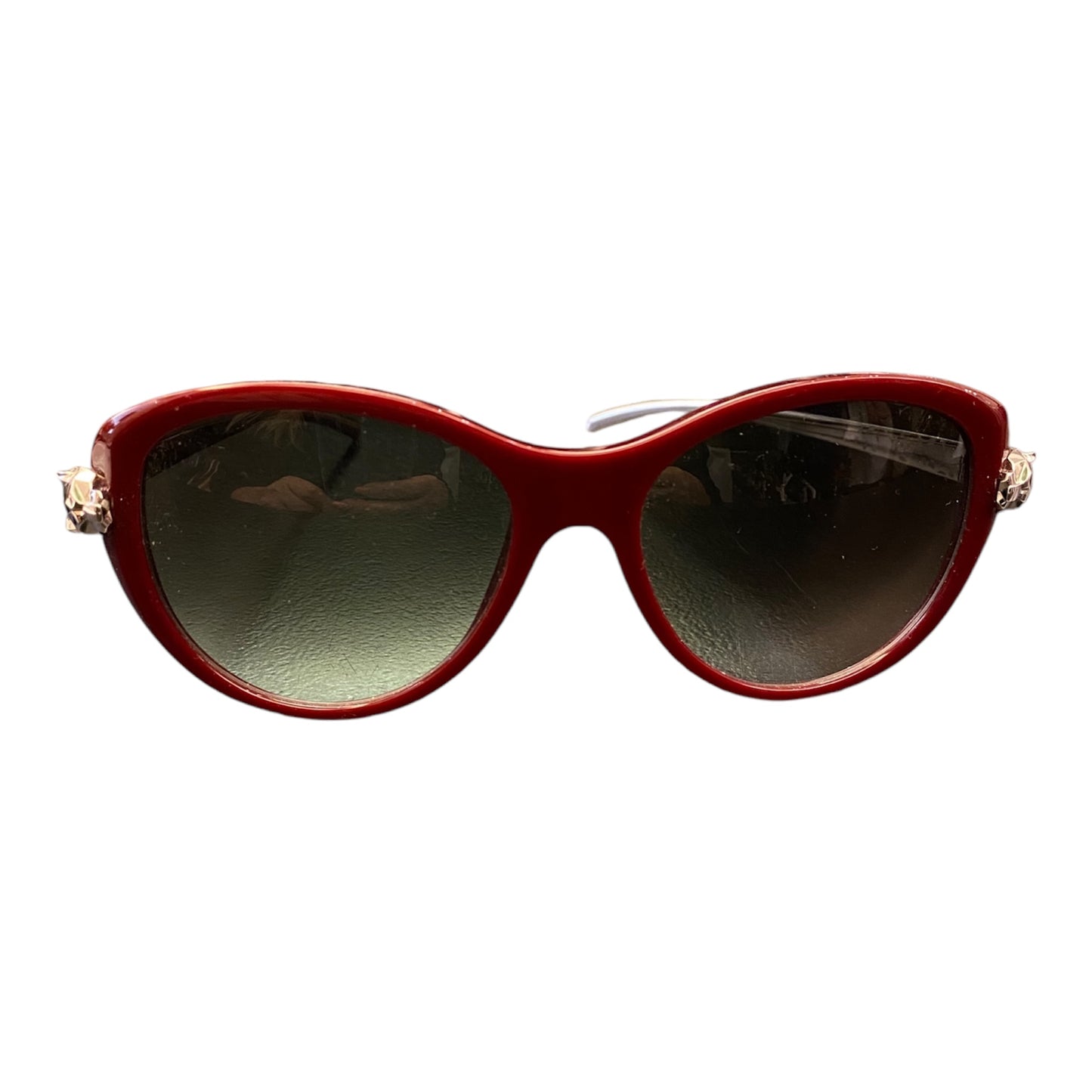 CARTIER Panthere de Cartier Burgundy Sunglasses