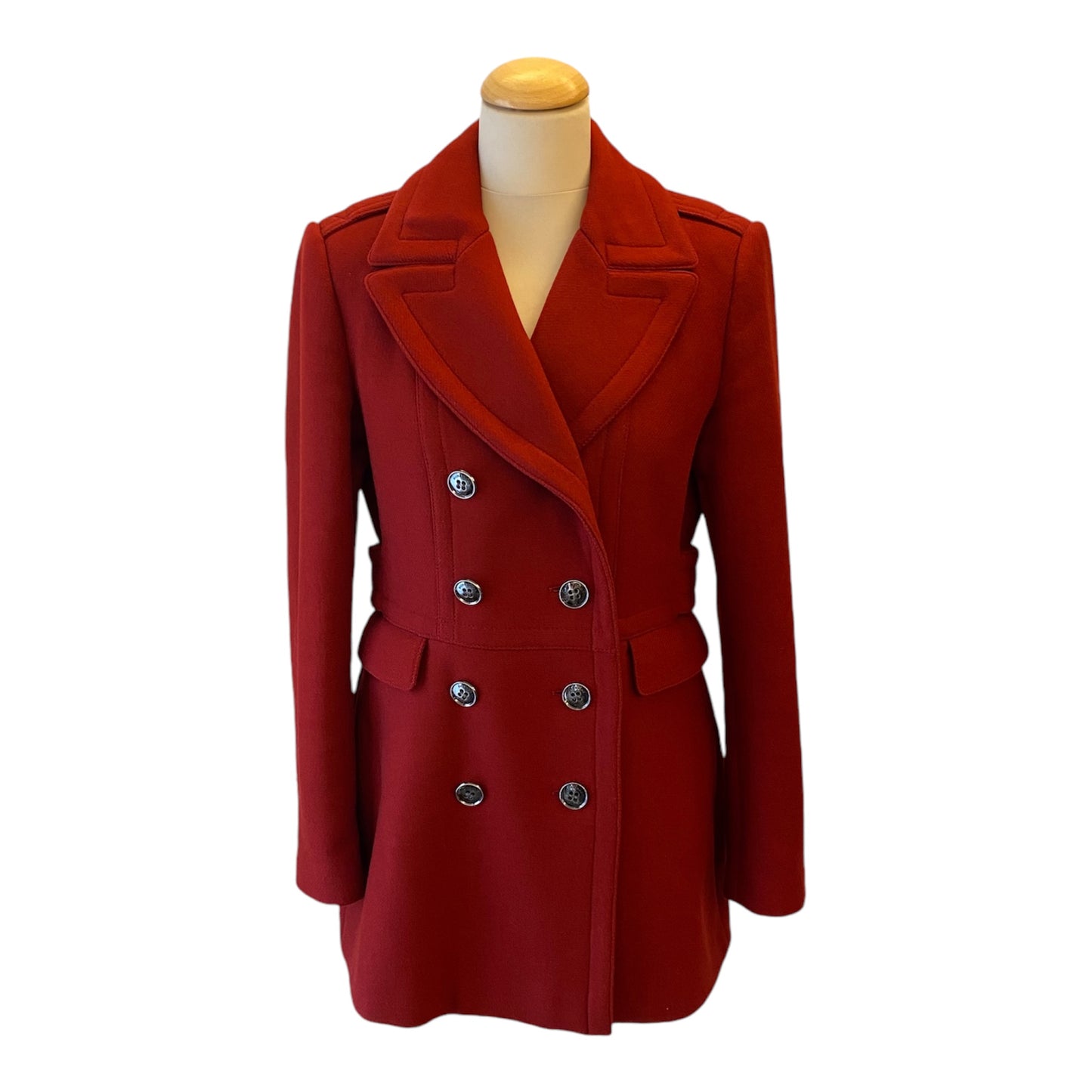 BURBERRY Wool Jacket Red Size 38