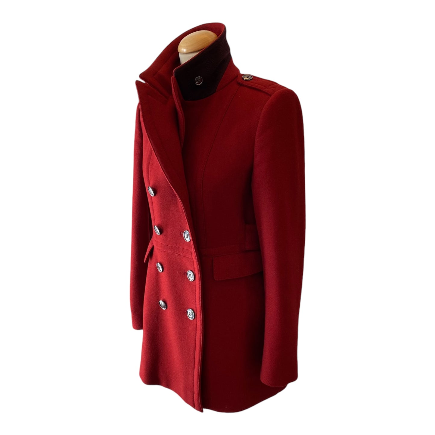 BURBERRY Wool Jacket Red Size 38