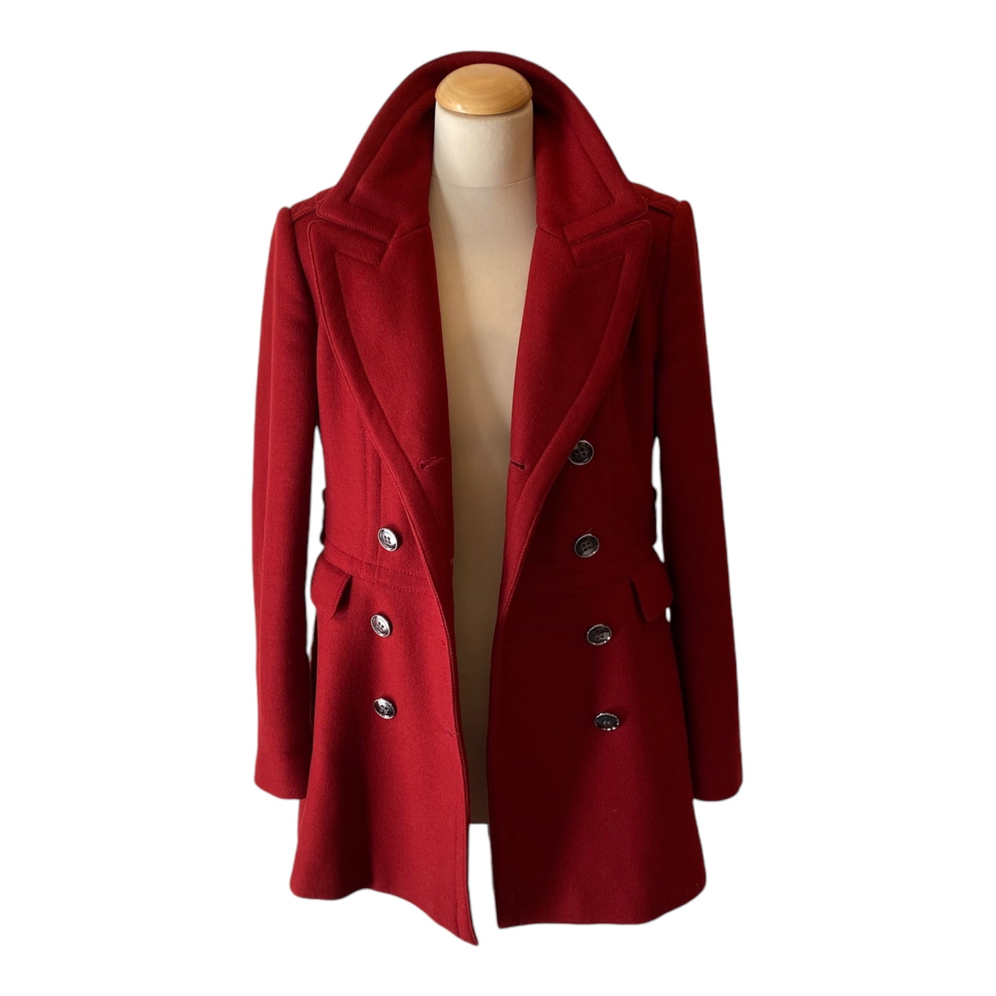 BURBERRY Wool Jacket Red Size 38