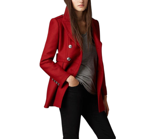 BURBERRY Wool Jacket Red Size 38