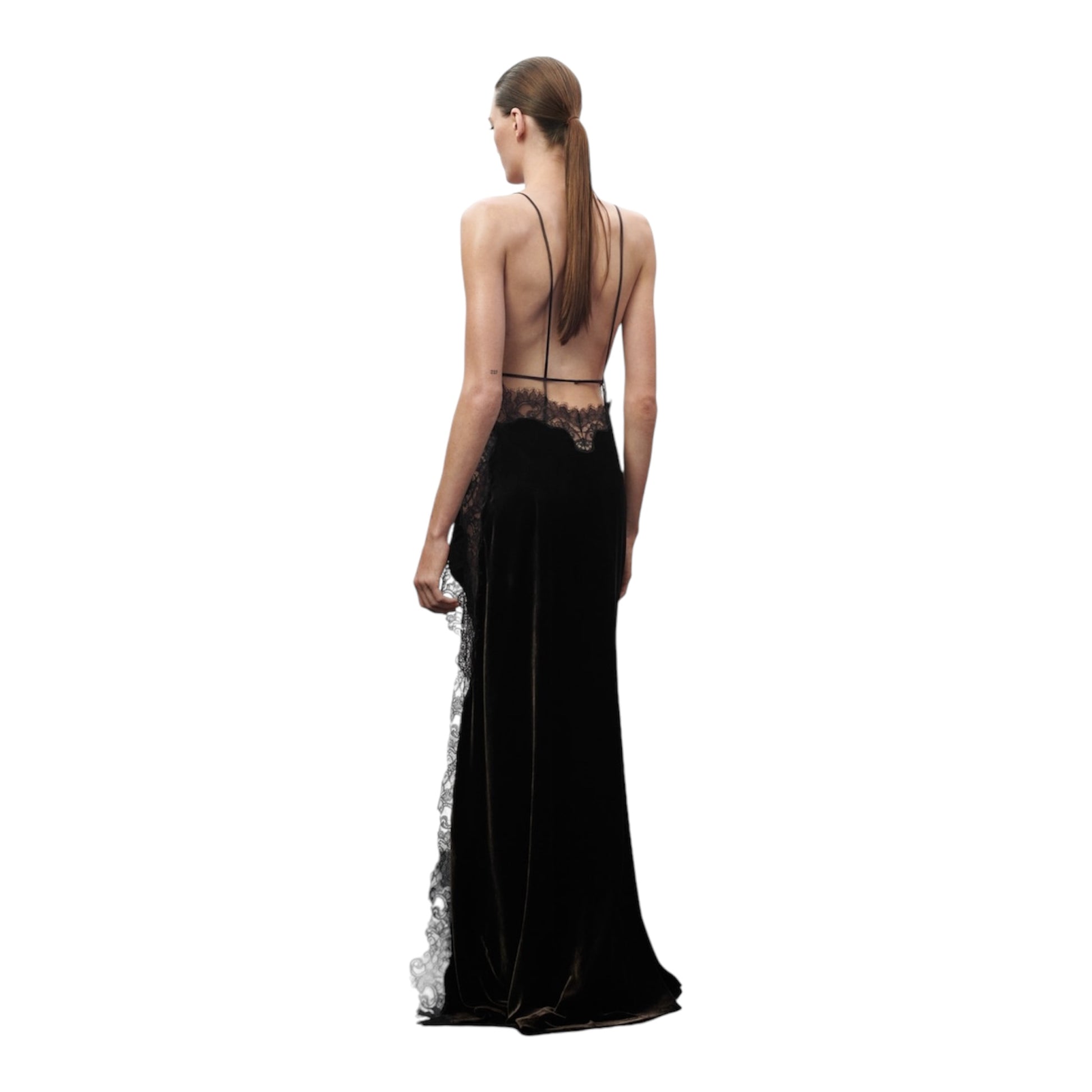 jen ceballos x mango silk velvet slip dress 10 Items We Tried On From Mango's Jen Ceballos Collaboration