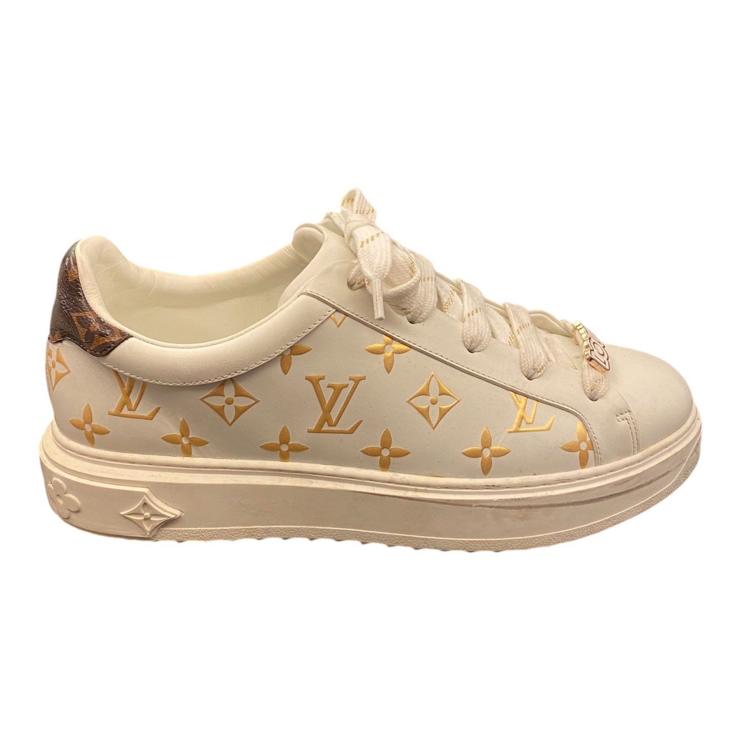 LOUIS VUITTON Time Out Trainer White Size 41