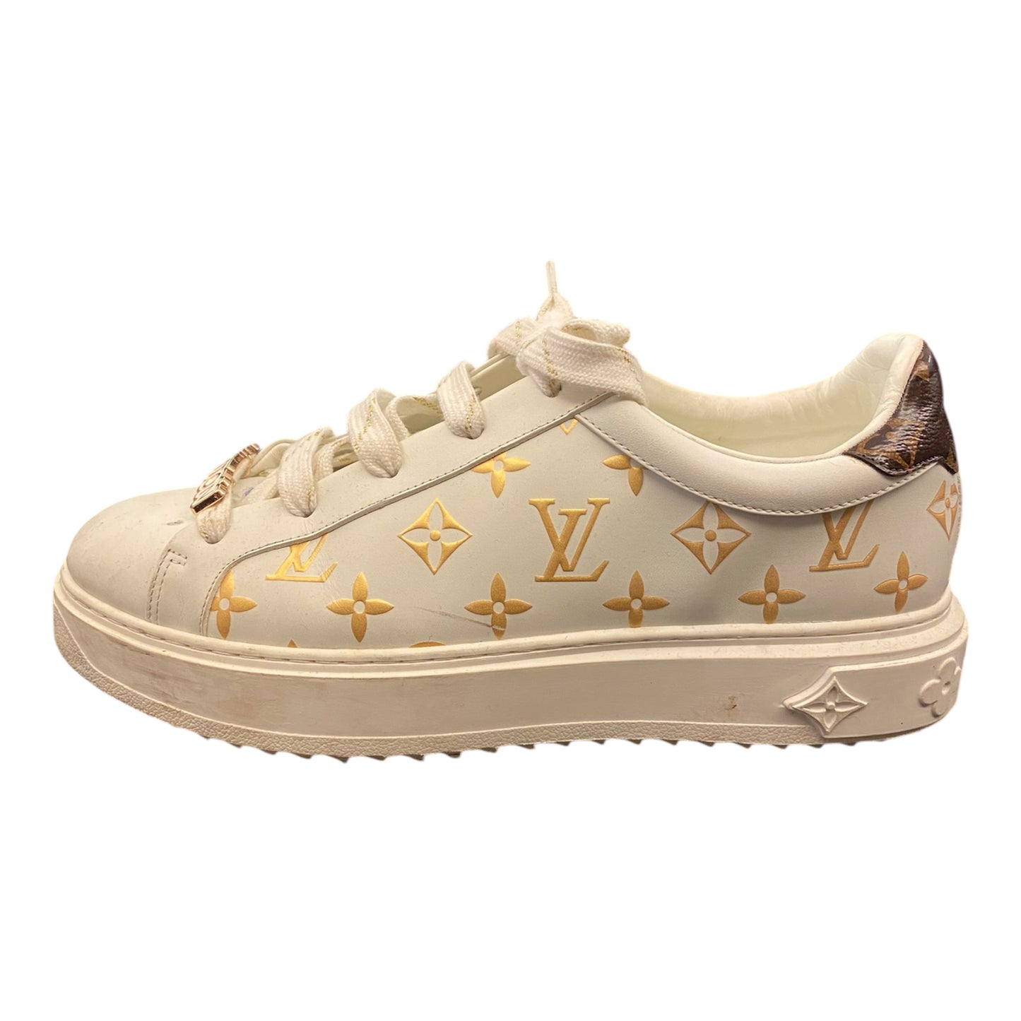 LOUIS VUITTON Time Out Trainer White Size 41