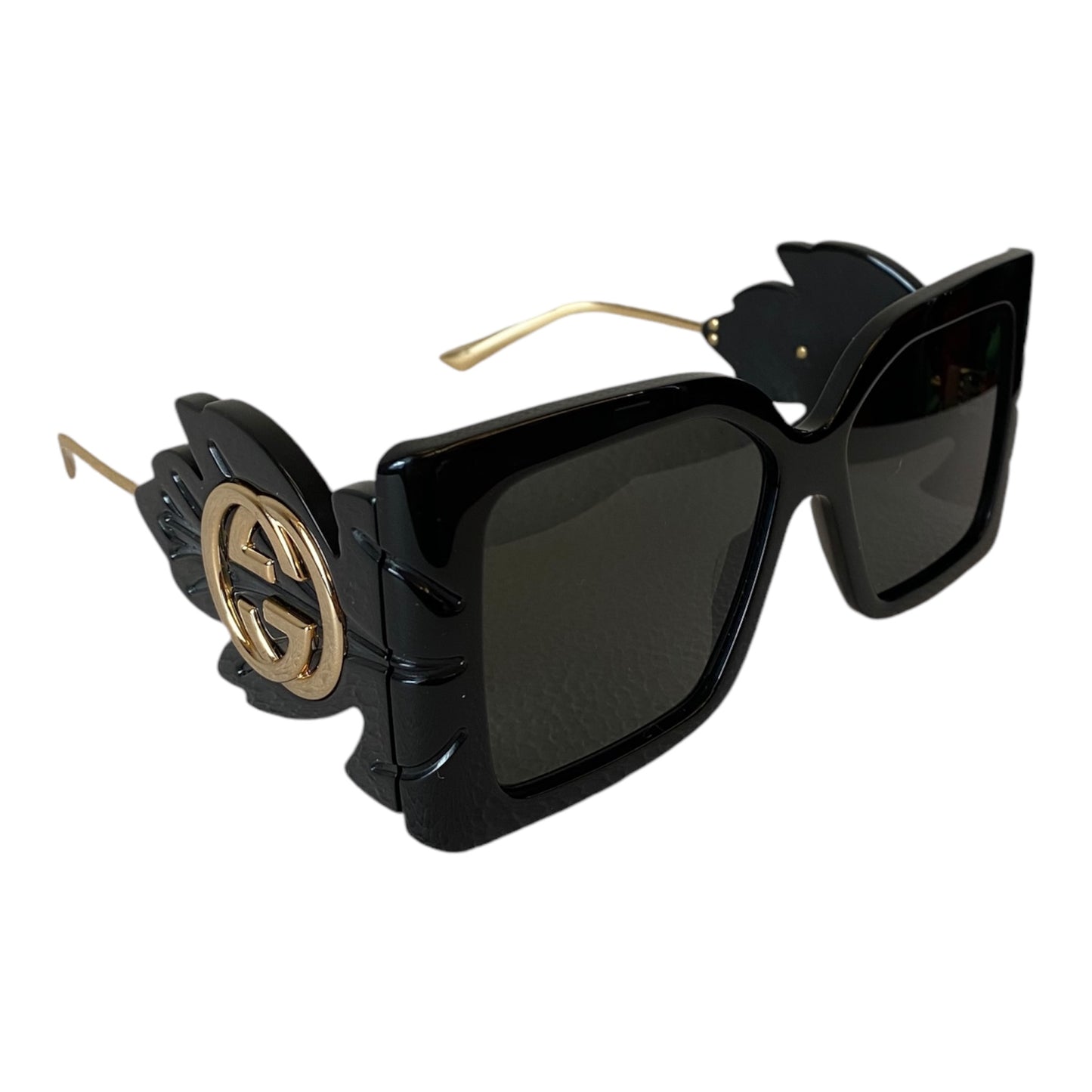 GUCCI Runway Edition Black Wing Sunglasses