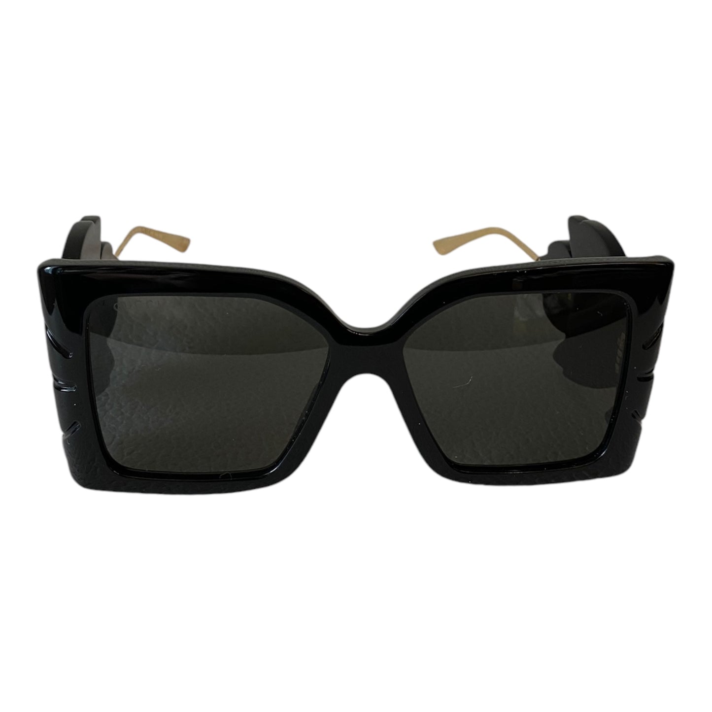 GUCCI Runway Edition Black Wing Sunglasses