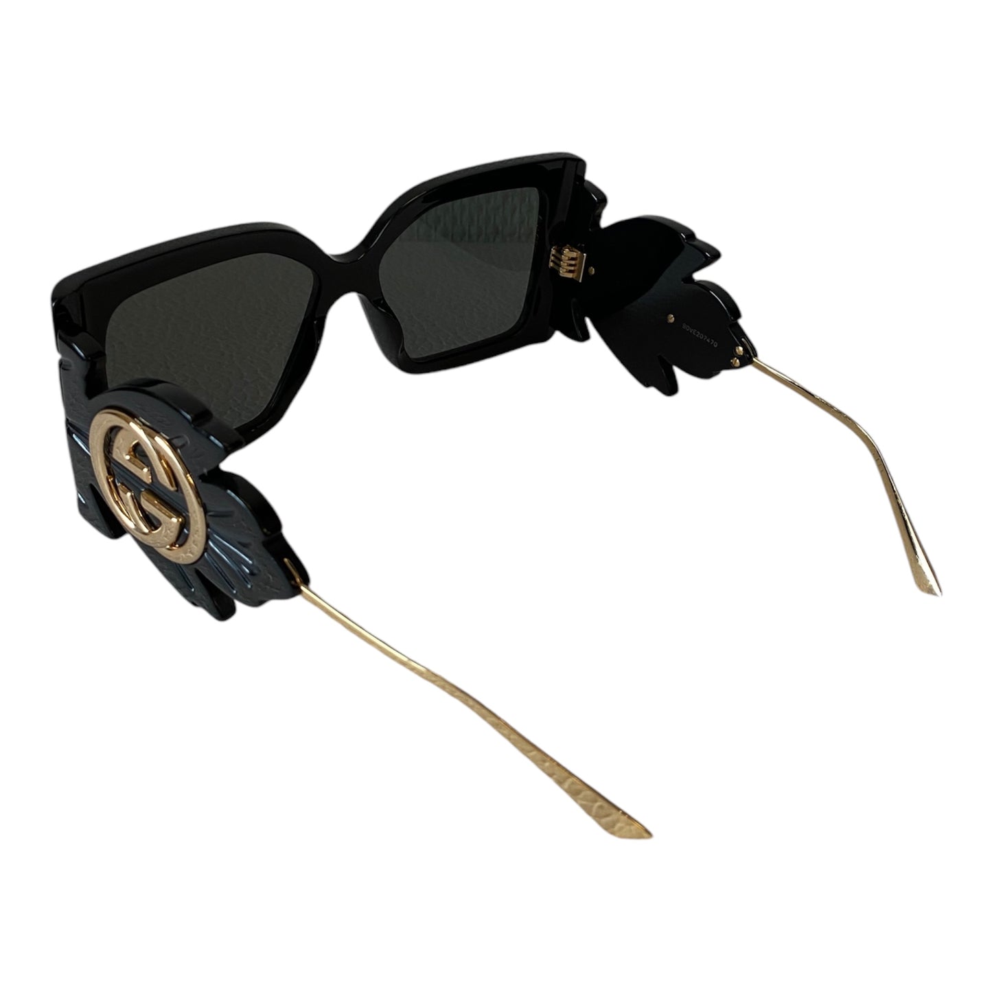 GUCCI Runway Edition Black Wing Sunglasses