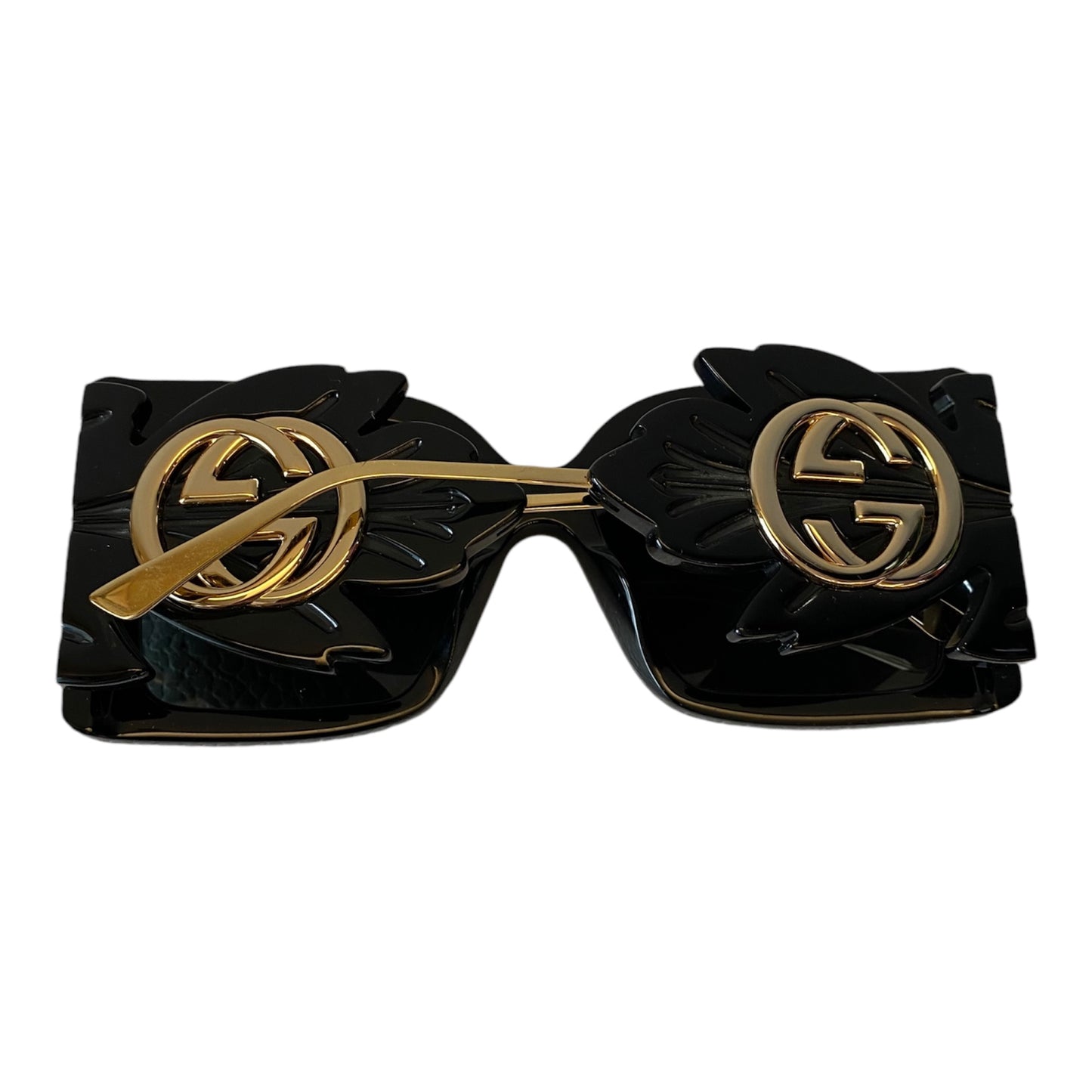 GUCCI Runway Edition Black Wing Sunglasses