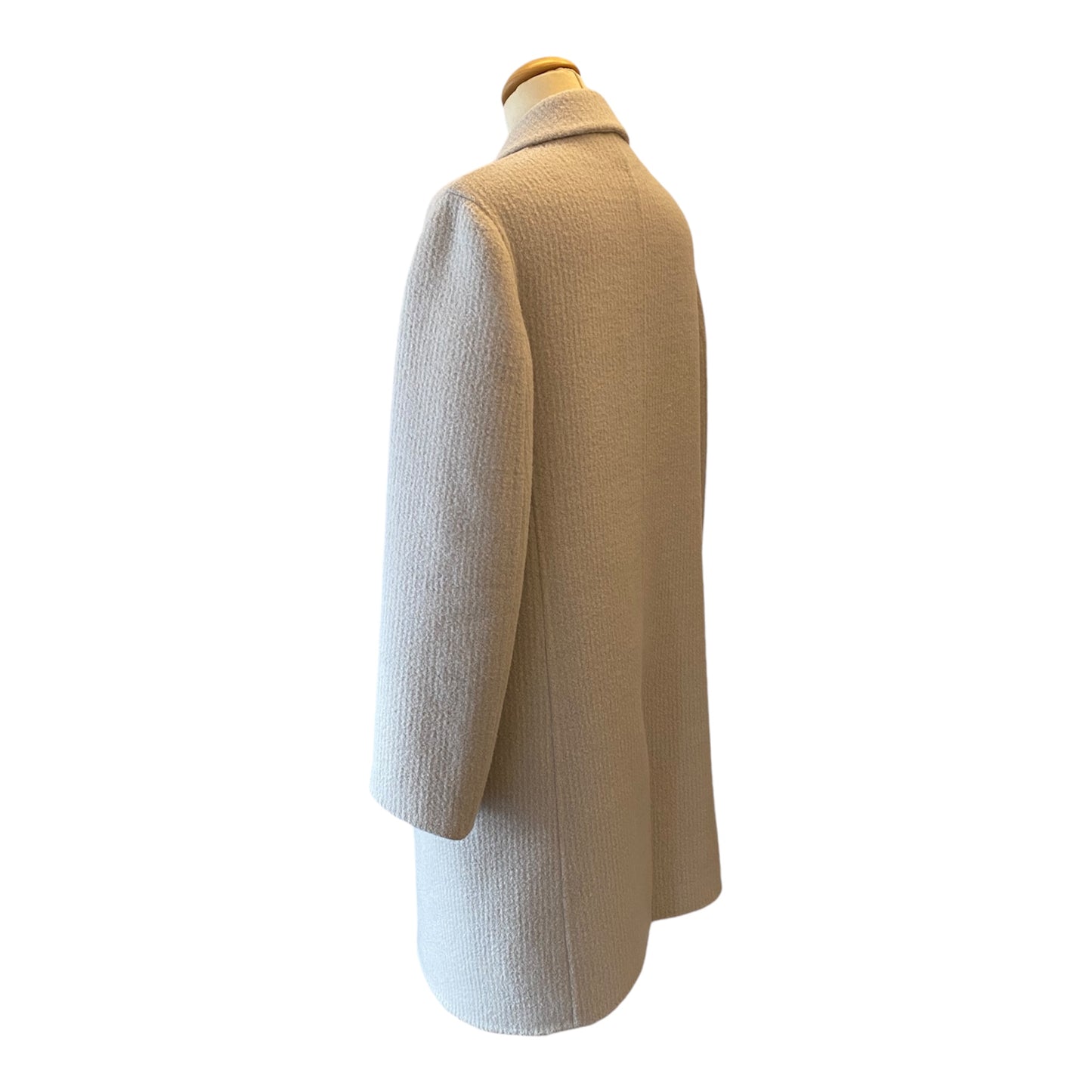 MARC JACOBS Alpaca & Wool Blend Coat in Light Grey Size 6