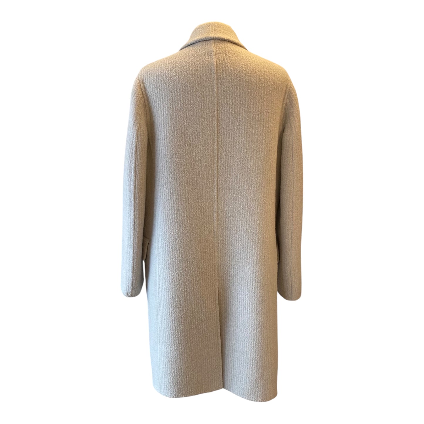 MARC JACOBS Alpaca & Wool Blend Coat in Light Grey Size 6