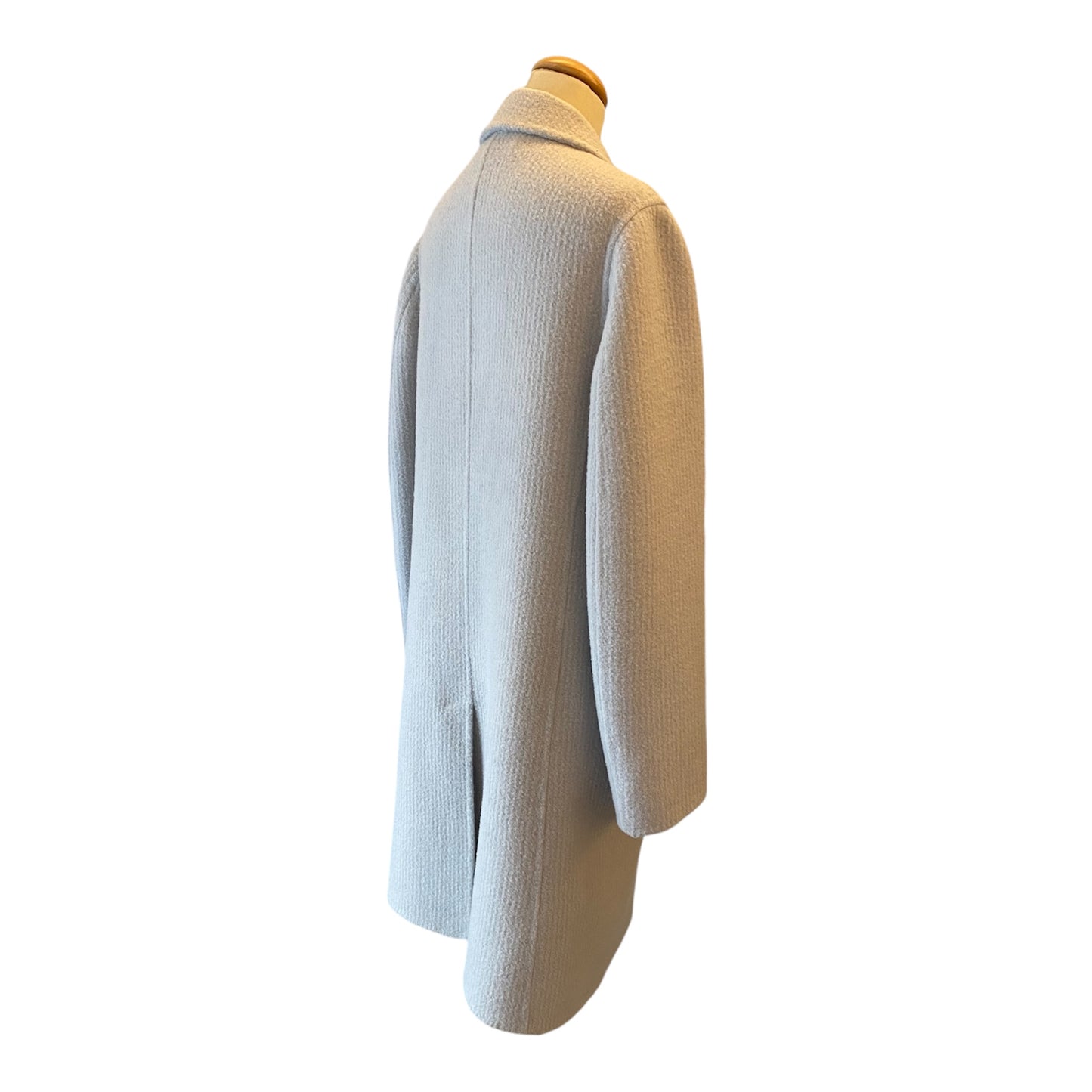 MARC JACOBS Alpaca & Wool Blend Coat in Light Grey Size 6