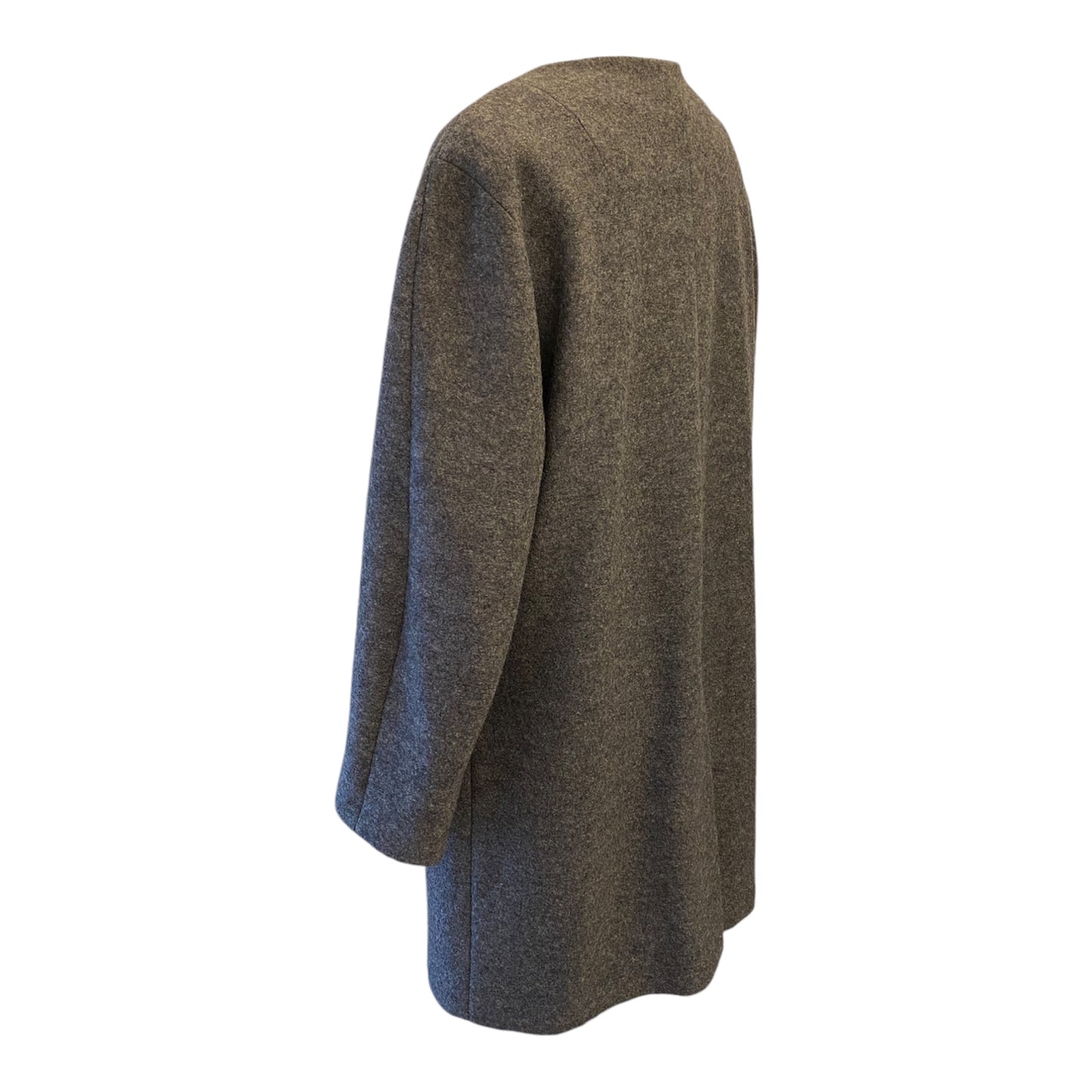 DRIES VAN NOTEN Wool Grey Coat Size 40