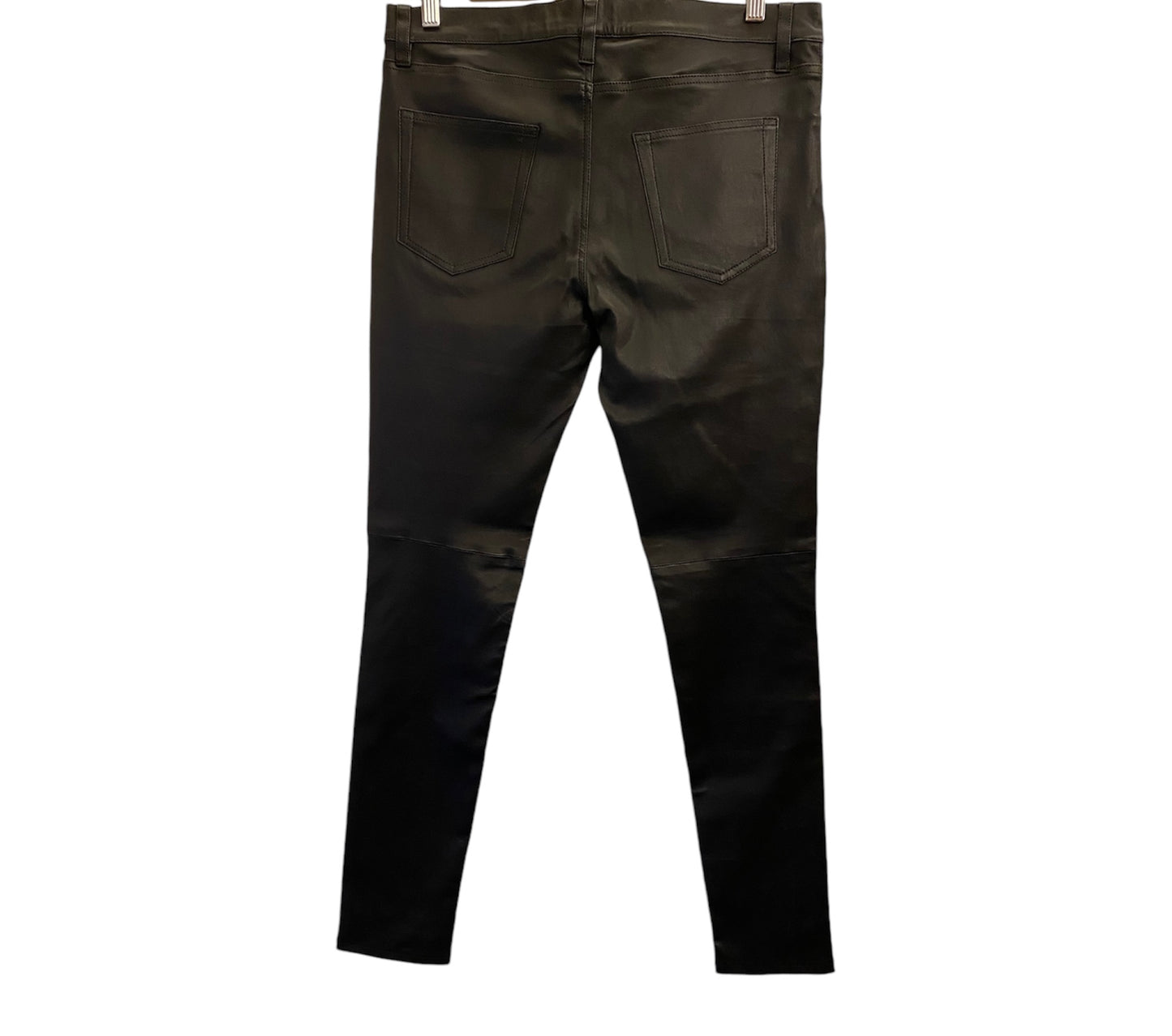 IRO Zaslim Leather Slim-fit Pants Size 40