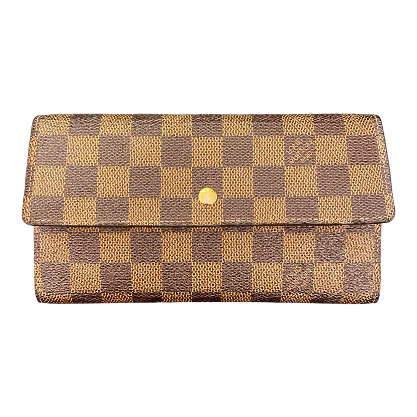 LOUIS VUITTON Damier Ebene Long Wallet