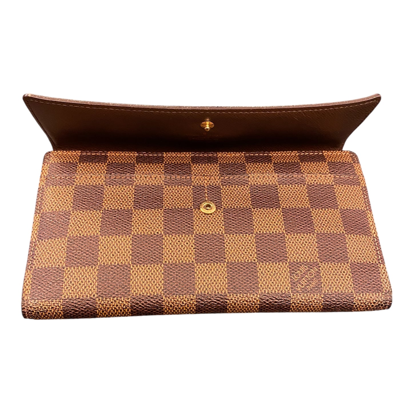 LOUIS VUITTON Damier Ebene Long Wallet