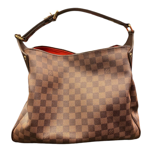 LOUIS VUITTON Reggia Hobo Damier Ebene