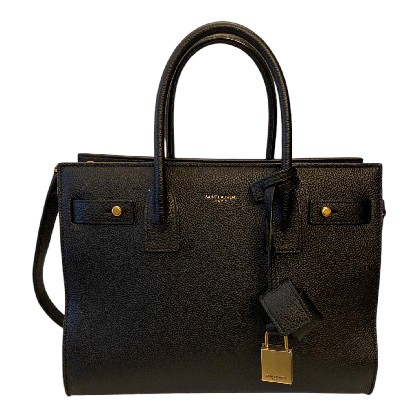 SAINT LAURENT Sac De Jour Baby Leather Tote Bag