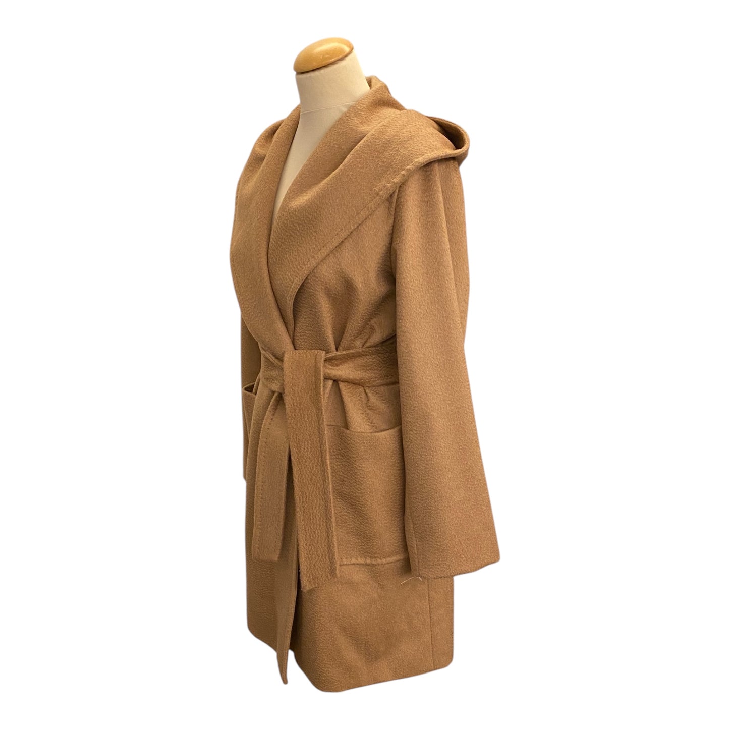 MAX MARA Beige Camelhair Coat Size Eu 40