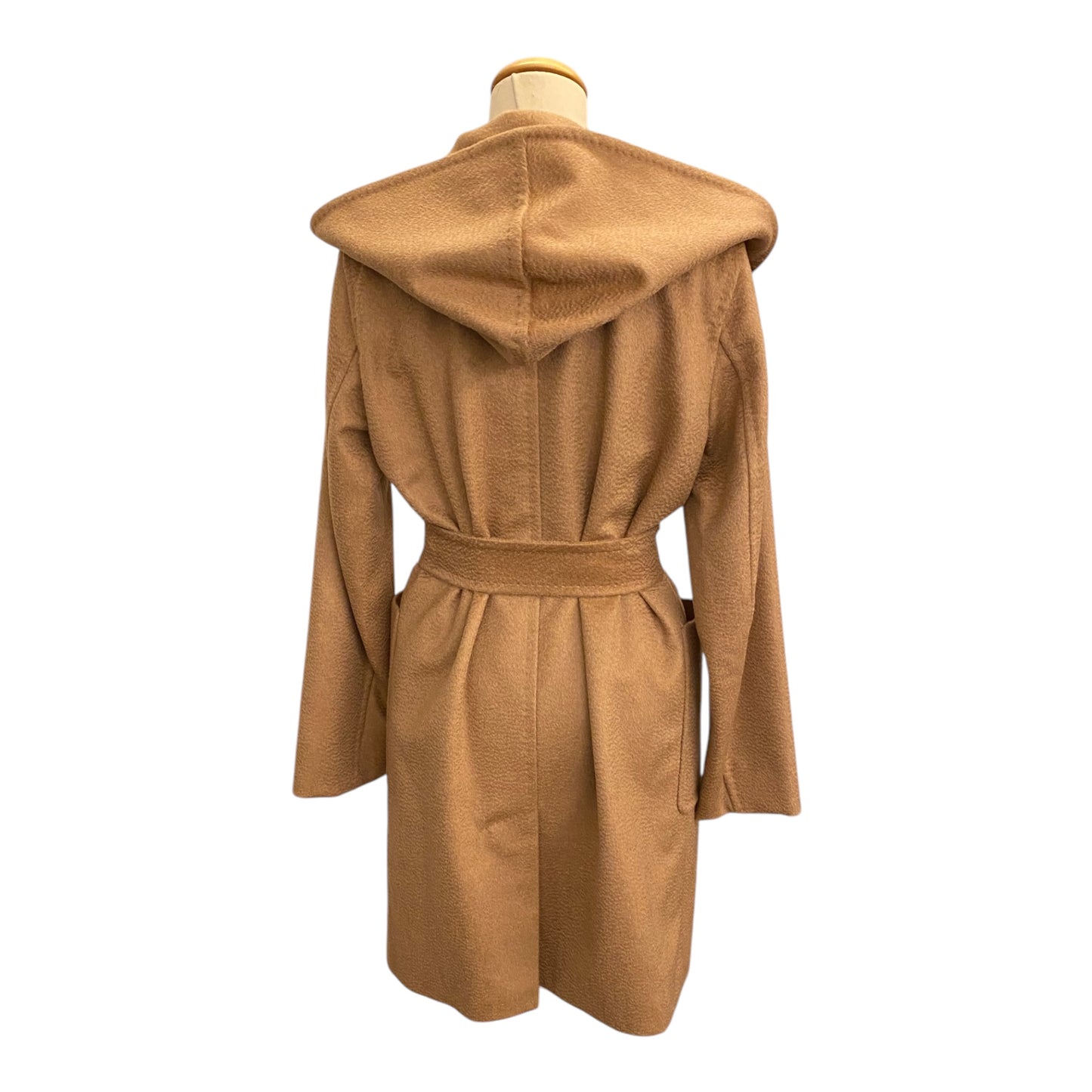 MAX MARA Beige Camelhair Coat Size Eu 40