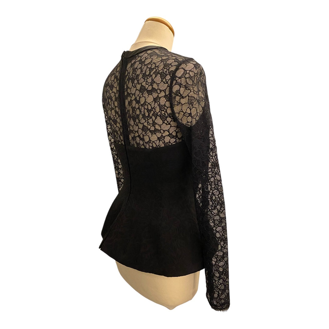 SIMKHAI Prima Lace Bustier Top in Black Size 4/S