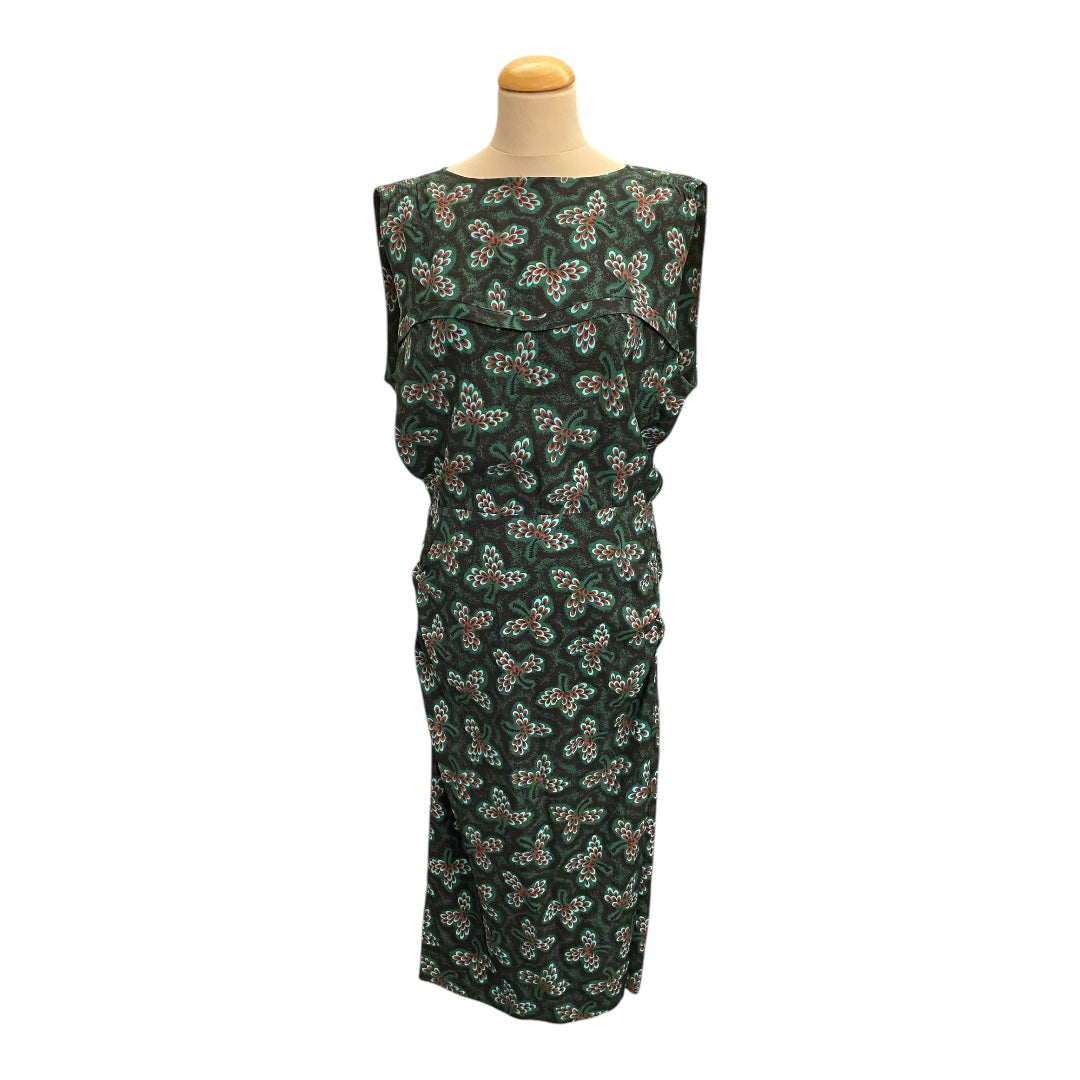 RACHEL COMEY Printed Dark Green Dress Size 6/S