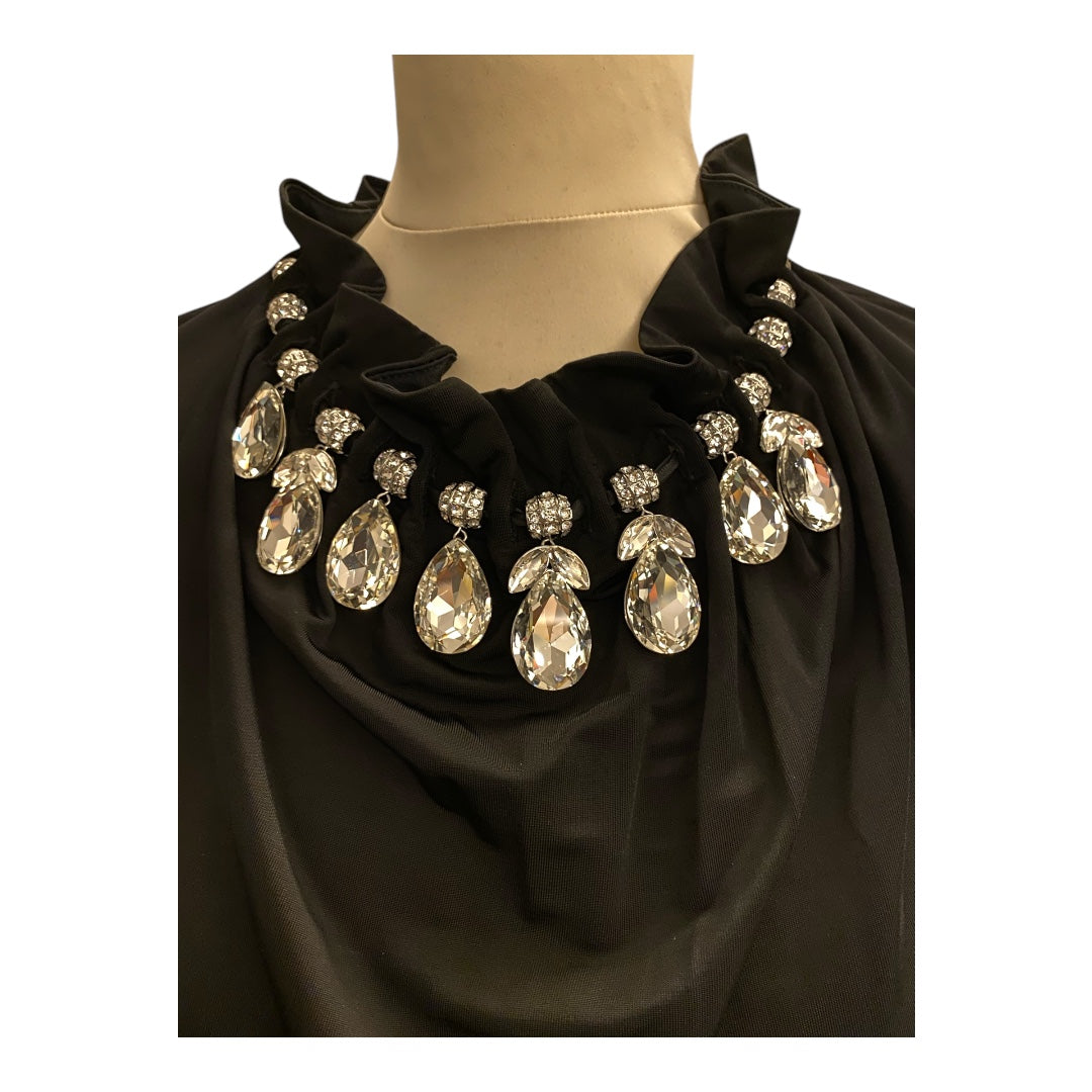 PACO RABANNE Crystal Necklace Dress Size 40