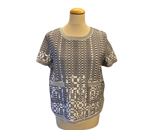 CHANEL Jacquard Knit Top Size IT 44