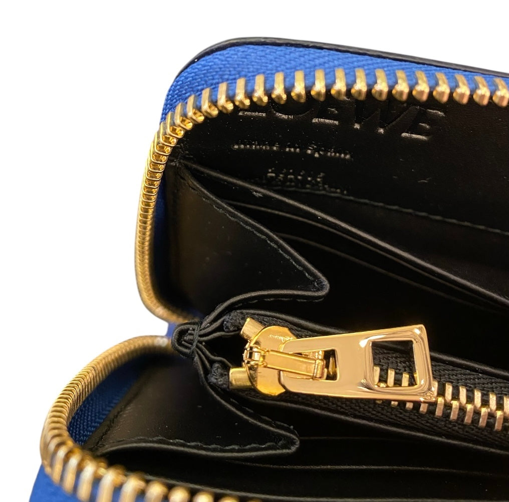 LOEWE Zip Around Leather Wallet