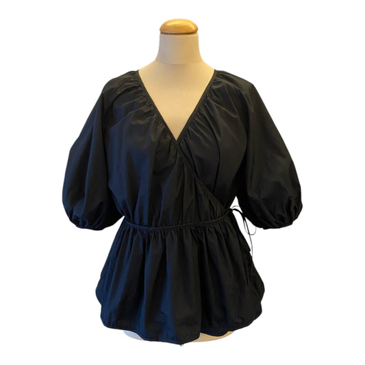 CECILIE BAHNSEN Wrap Cotton Blouse Size XS/S