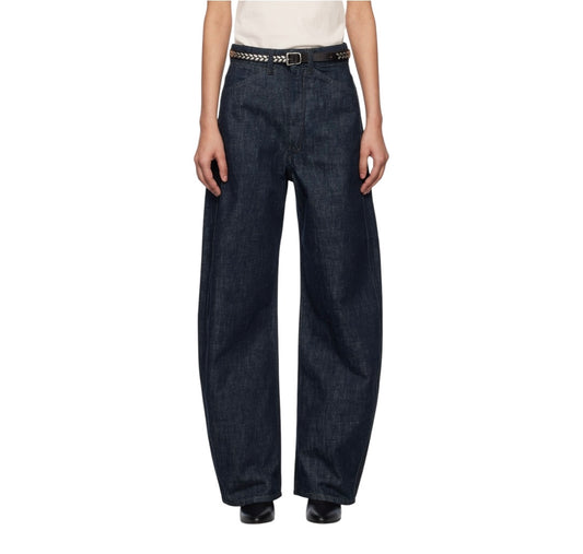 LEMAIRE High Waisted Curved Jeans Size Fr 36