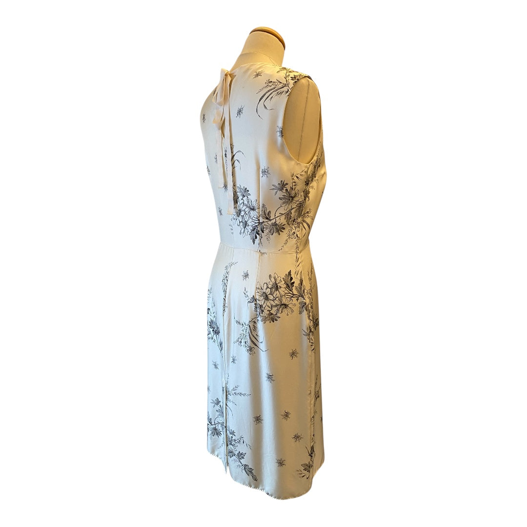 PRADA Silk Floral Dress Size It 44