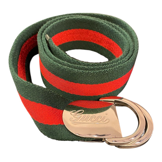 GUCCI Web Belt with Buckle Size 85