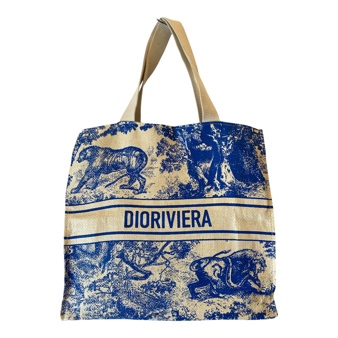 CHRISTIAN DIOR Dioriviera Tote Blue