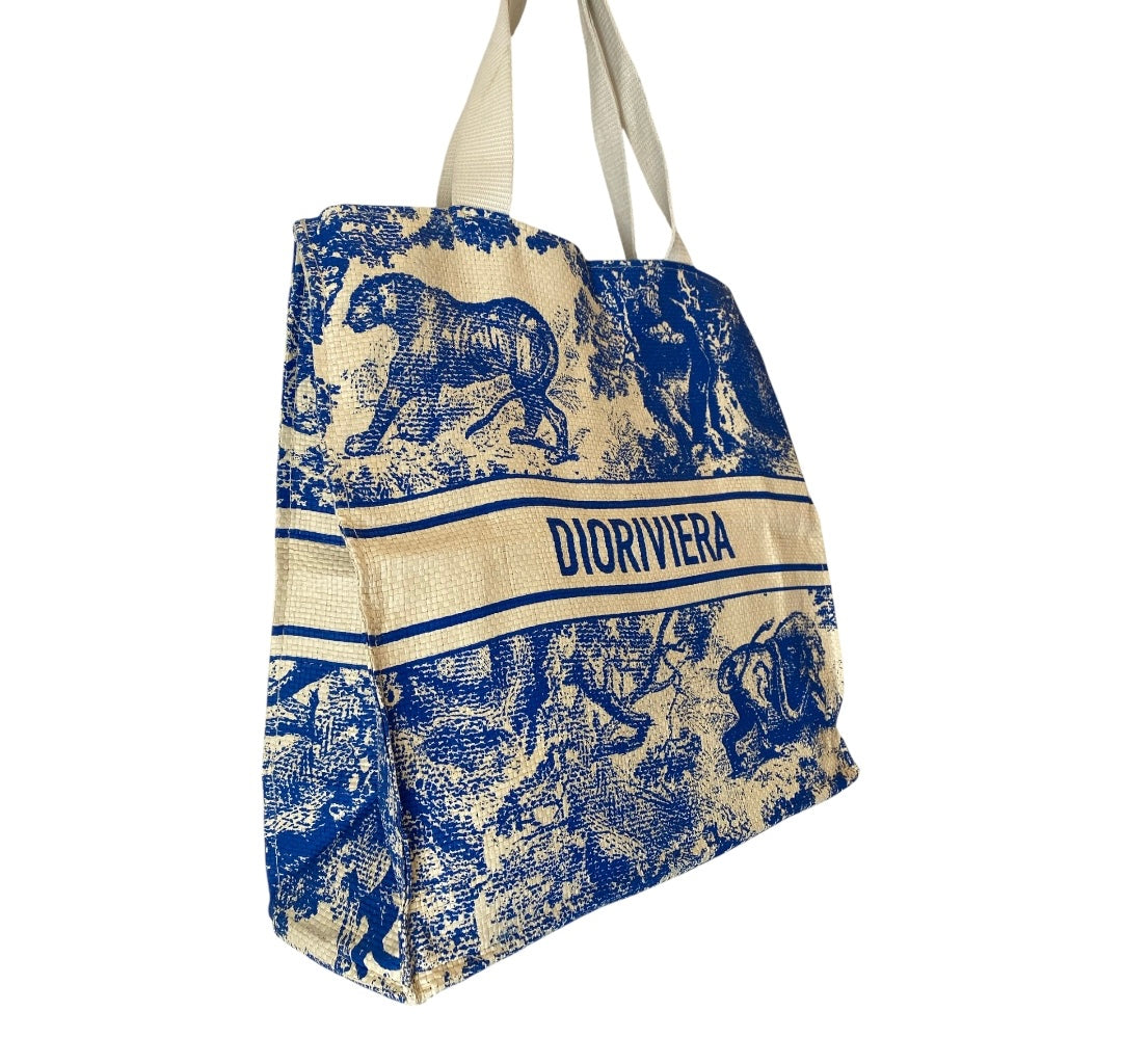 CHRISTIAN DIOR Dioriviera Tote Blue