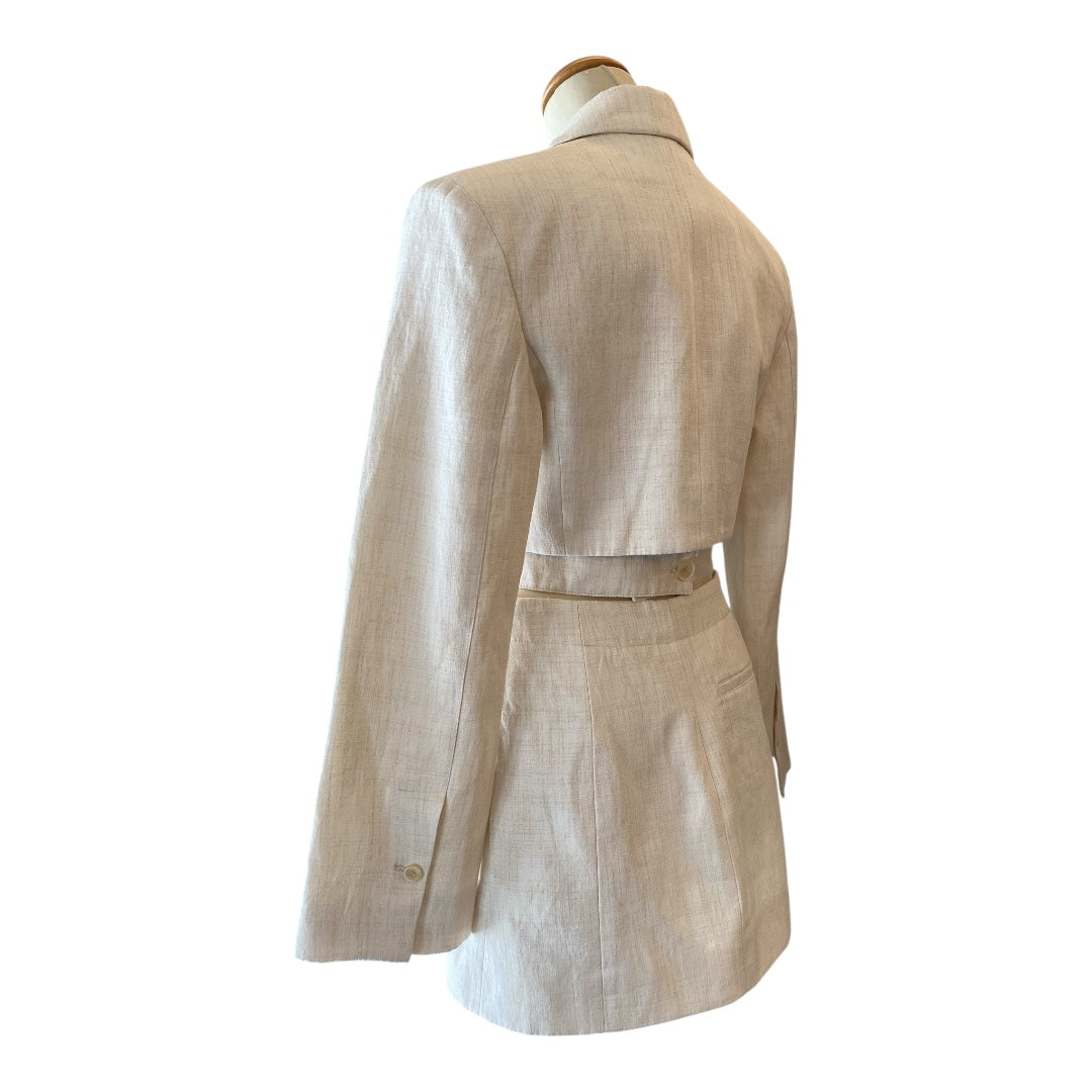 JACQUEMUS La Robe Bari Linen-blend Dress Size Eu 36