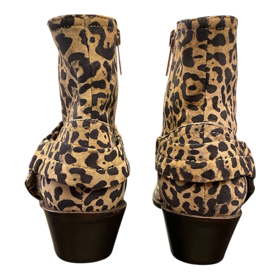 GOLDEN GOOSE Leopard Print Ankle Boots Size 38