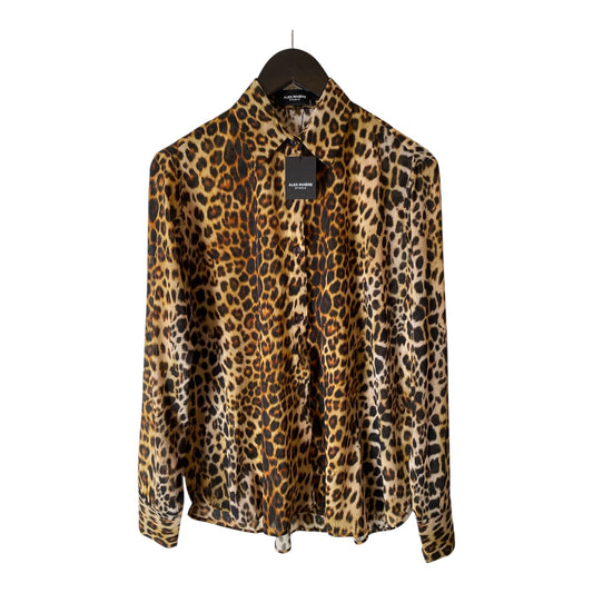ALEX RIVIÈRE STUDIO Leopard-Print Shirt Size 36