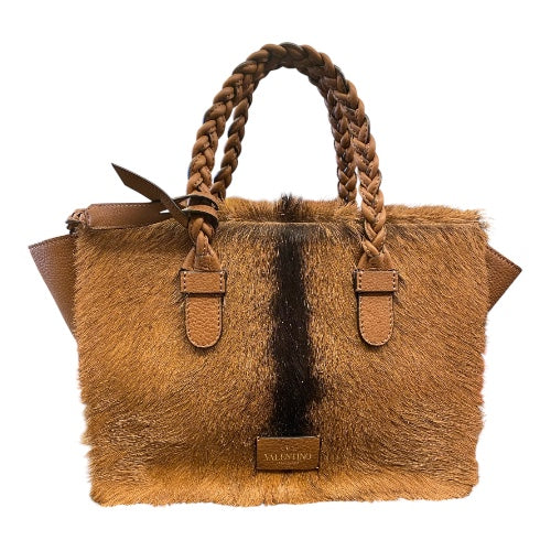 VALENTINO GARAVANI Deer Fur Tote Bag